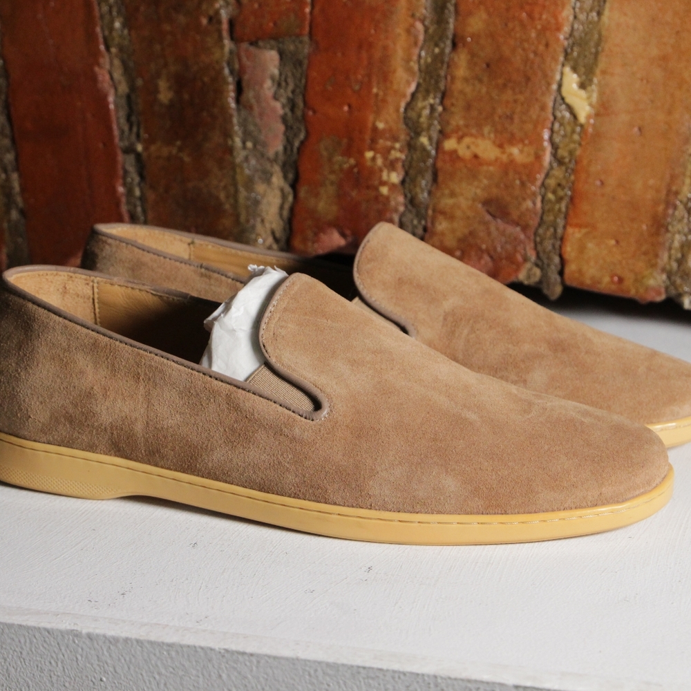 Men's Suede Tan Loafer